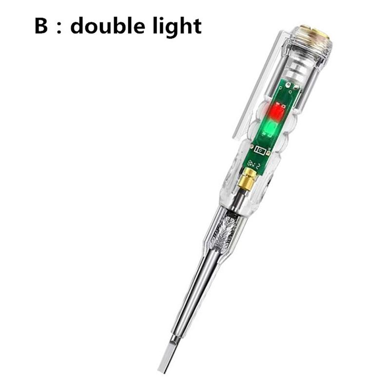 

Інтелектуальна ручка-тестер напруги Ac Безконтактний індукційний тестовий олівець Вольтметр Детектор живлення Електрична викрутка Індикатор