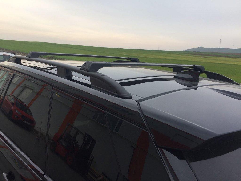 Jumpers for Conventional Roof Rails Without a Key (2 Pcs) Grey for Range Rover Sport 2014-2022