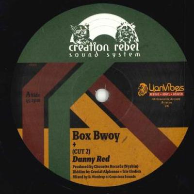 10inch Record DANNY RED - Box Bwoy; Cut 2 / Riddim Section; D CR102 Creation Rebel  2022 UK Reggae, Ska & Dub