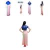 One Piece Nico Robin Skirt Anime Cosplay Costume Halloween Tops Decorated Perfect For Comic Exhibitions And Party Events.