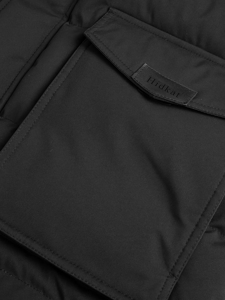 Herren Mittellange Europäische Winter Baumwolljacke - Dick, Winddicht, Kältebeständig Skimantel mit Reißverschluss