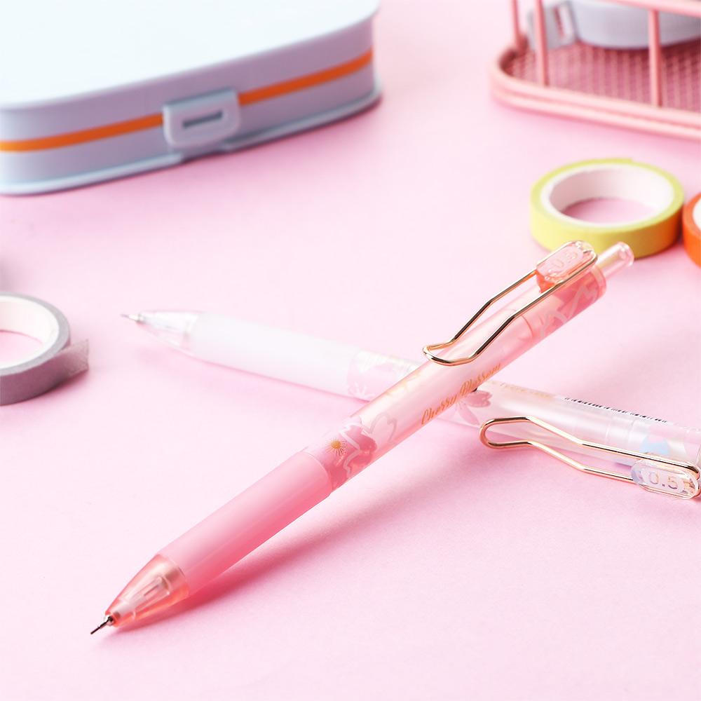 Drawing Sketch Stationery Sakura  Blossom Pencil Writing Pen Automatic Pencil Mechanical Pencil