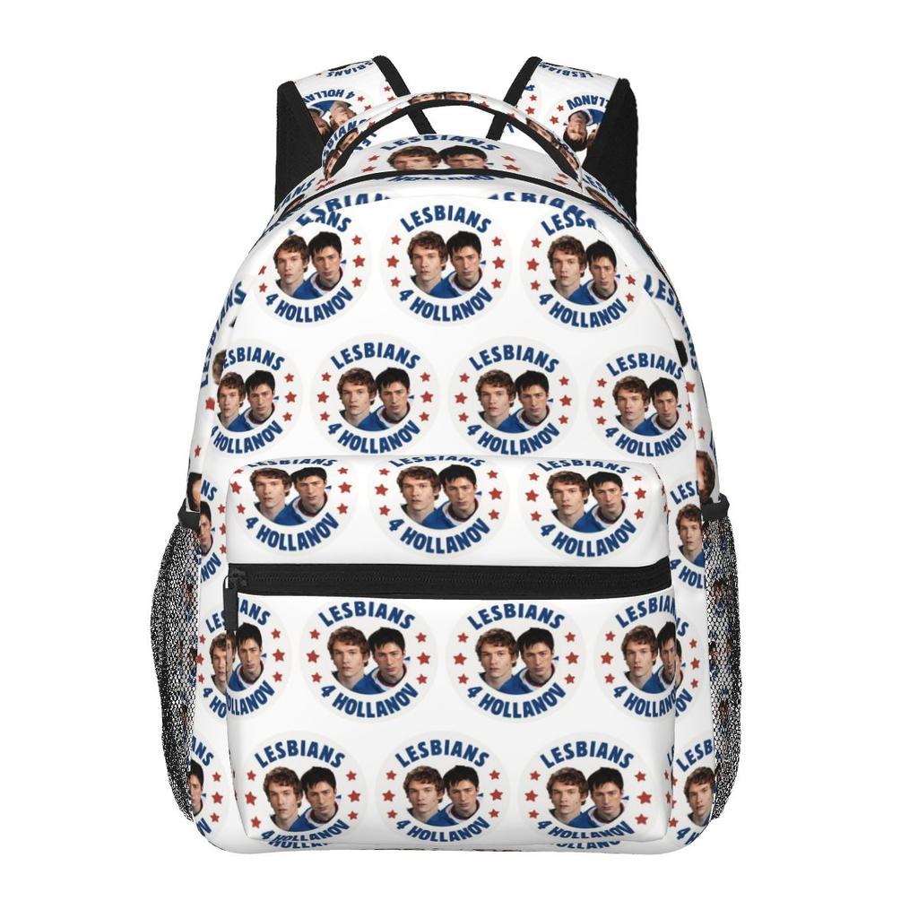 Heated Rivalry Romance Hollanov Couple Romance Book Hockey Rivals Couple Backpack School Bag Daypack Bookbag Shoulder Bags