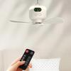 Portable Wireless Ceiling Fan Light Rechargeable Camping Fan with Remote Control Tent Fan Outdoor Fan for Outdoor Camping Dorm