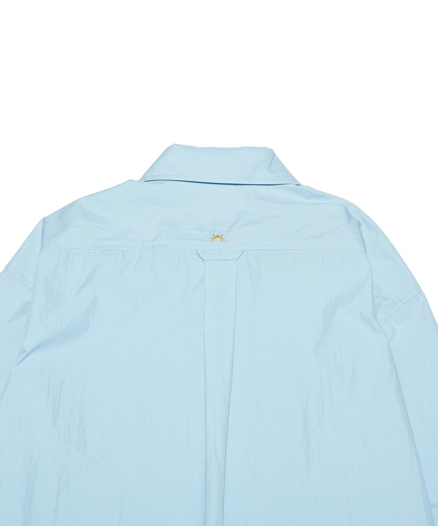 HELLO SUNRISE Hs Safari Shirt Jacket_Sky Blue