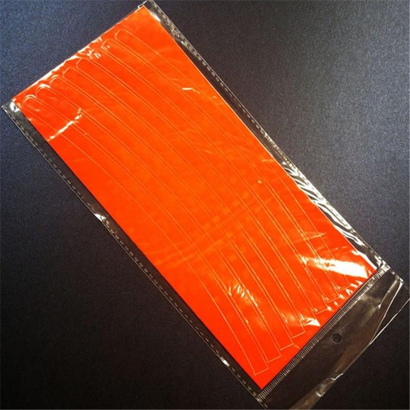 2Pcs Bicycle Tire Wheel Fluorescent Reflector Stickers On The Bike Rim Reflective Decal