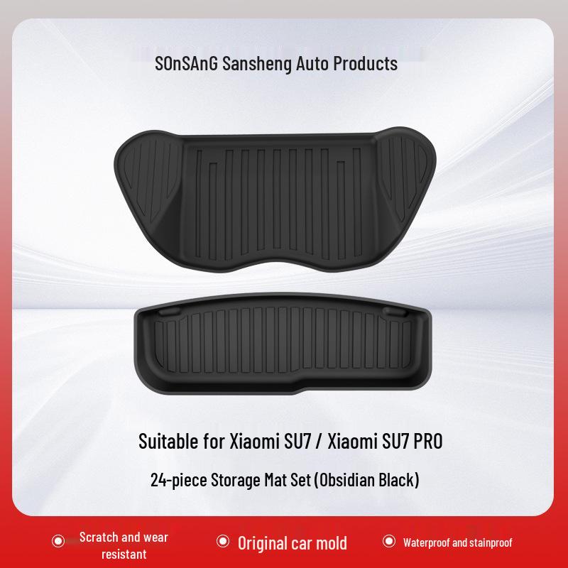 Custom TPE Car Floor Mats for Xiaomi SU7/SU7 Pro/Max - Five-Seater Interior Upgrade