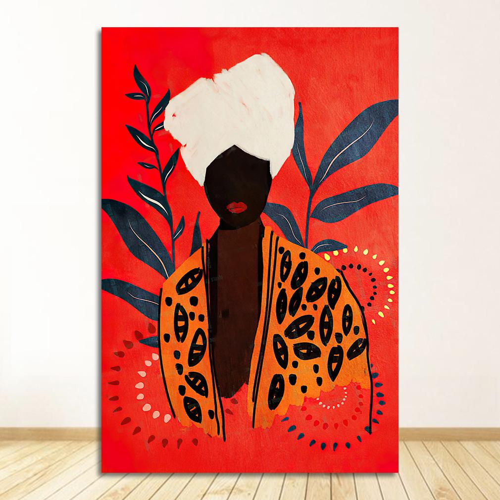 Wall Art Canvas Painting Abstract Nordic Posters And Prints Wall Pictures For Living Room Decor African Traditional Tribal Style