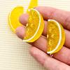 Lemon Slice Charms DIY Kawaii Phone Strap Crafting Citrus-Themed Home Embellishments