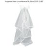 Wedding Tulle Bridal Layered Veil with Vine Trim&Bowknot Elegance Bride Supplies