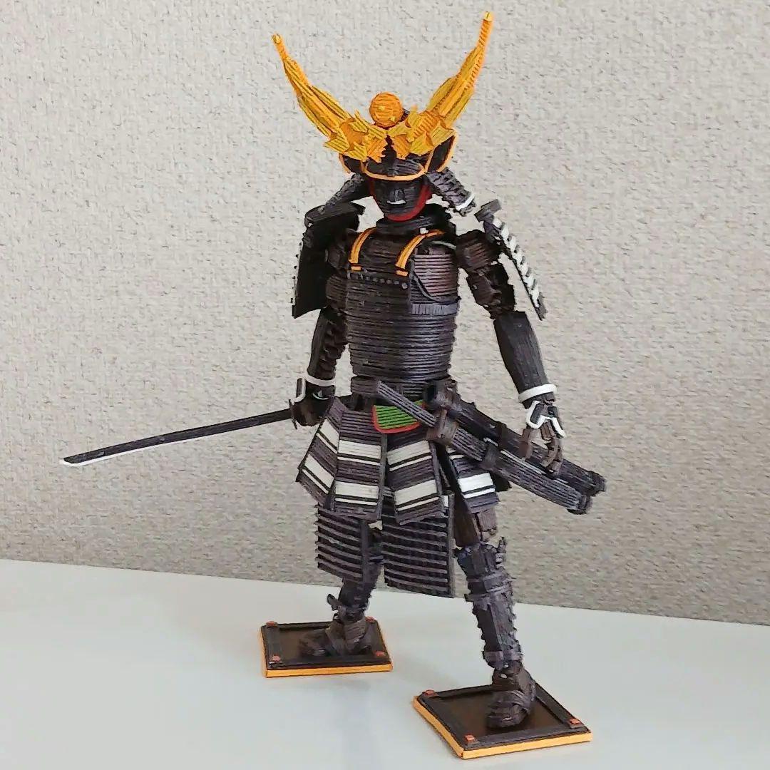 

[Б/У] Бронированный воин крафт-лента фигурка Уэсуги Кагэкацу