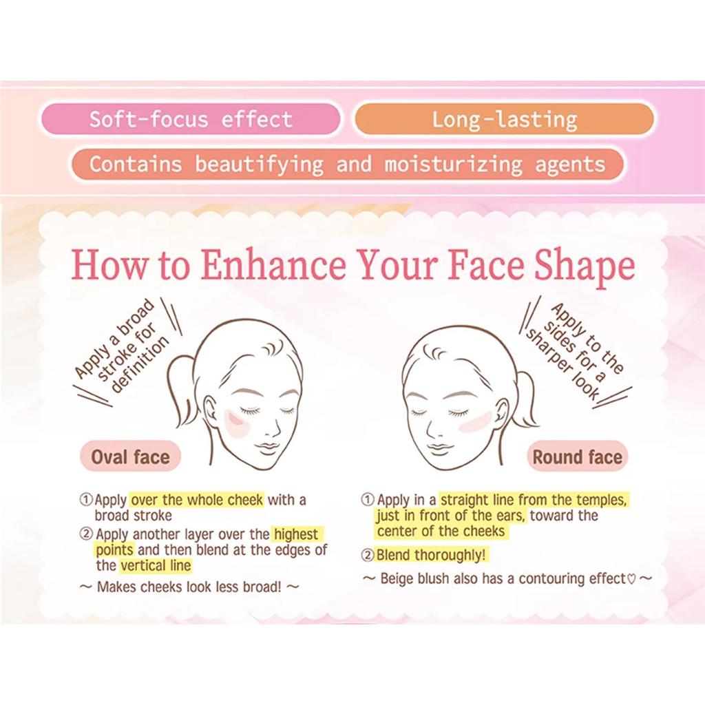 Canmake Powder Glow Fleur Cheeks 03 Fairy Orange Fleur 6.3g