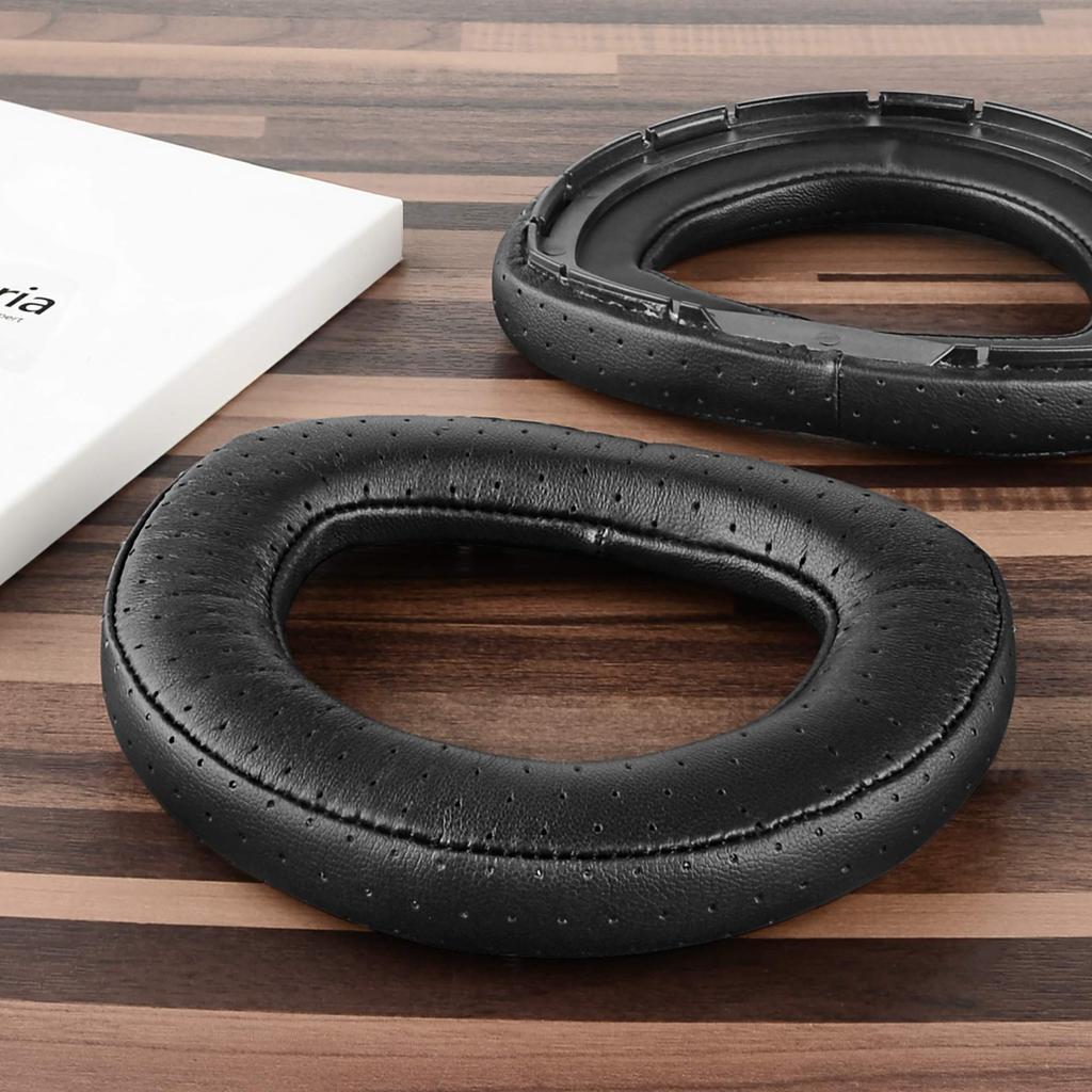 Geekria Elite Compatible Ear Pads for Sennheiser HD800 Headphones, Black Sheepskin Ear/Ear Cup Pads