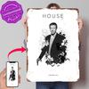 Dr Gregory House Wand Deko MD Poster Customized Vintage Metal Signs Wall Art Retro Tin Plaque for Decoration Bedroom Interior