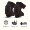 1pair Sports Anti-collision Sponge Anti-fall Knee Pads Football Basketball Fitness Roller Skating Protective Gear Anti-fall