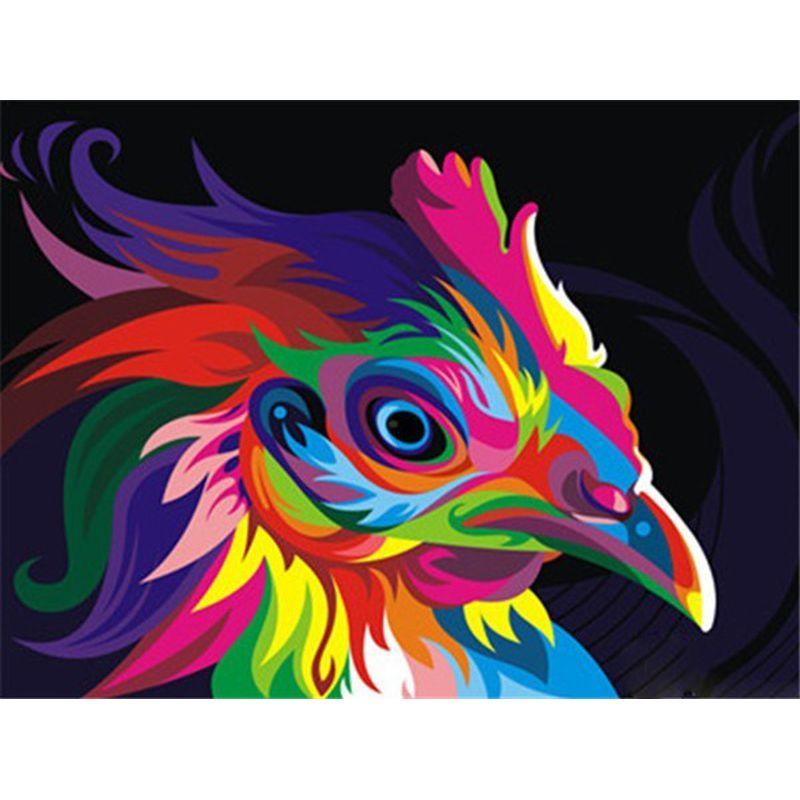 5D DIY Diamond Painting Animals Cross Stitch Full Round Drill Painting Embroidery Craft Art Home Decoration