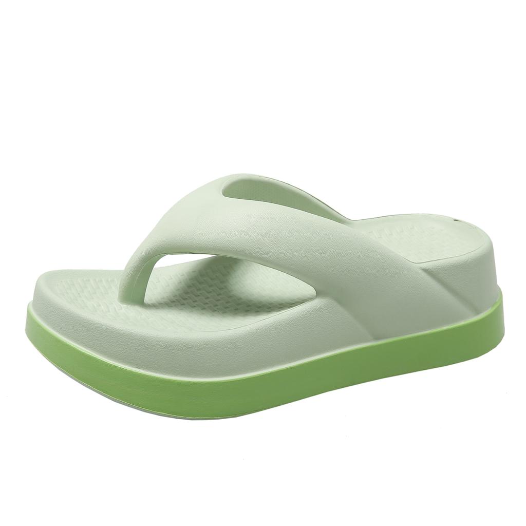 Dámské žabky letní venkovní i vnitřní sandály se silnou podrážkou 5cm zvýšení výšky pantofle na pláž