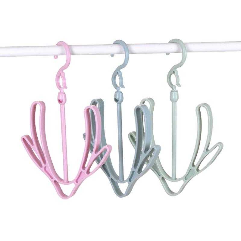 Shoe drying rack creative windproof double hook shoe drying balcony hanging shoes multi-functional hanger hook drying rack storage