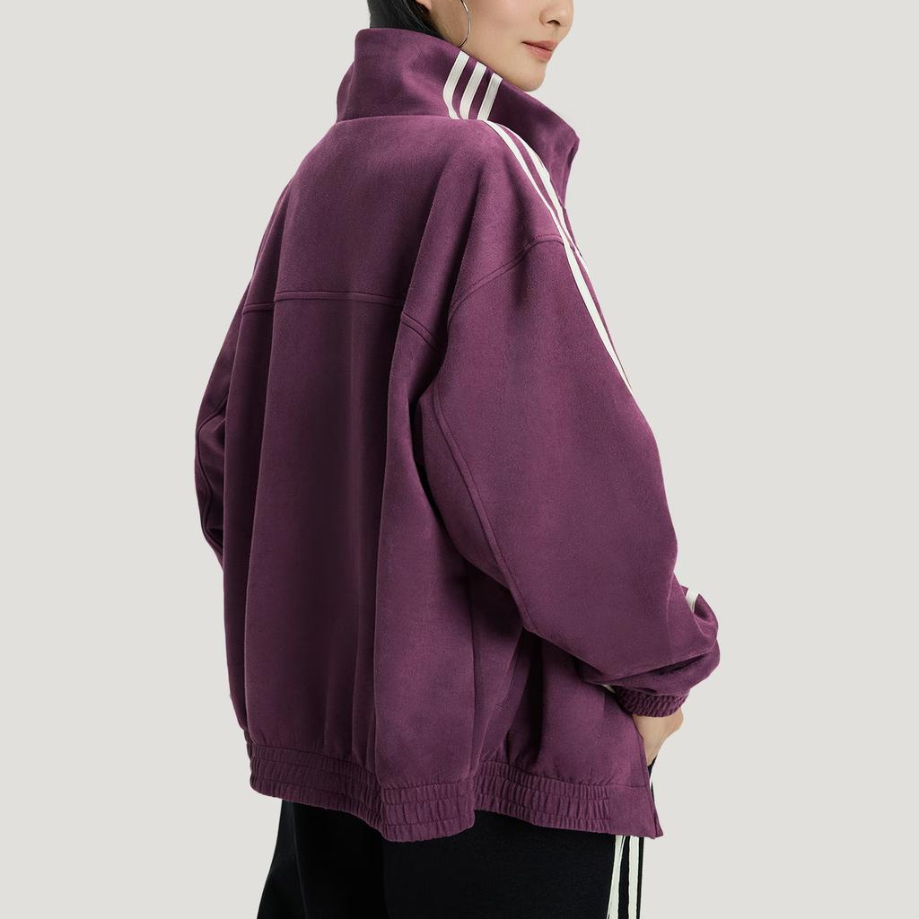 Adidas Originals Ctt Fw25 3.1 Měkký Nový Čínský Styl Volná Sportovní Bunda se Zipem a Proužky s Dlouhým Rukávem Unisex bundy KR0293