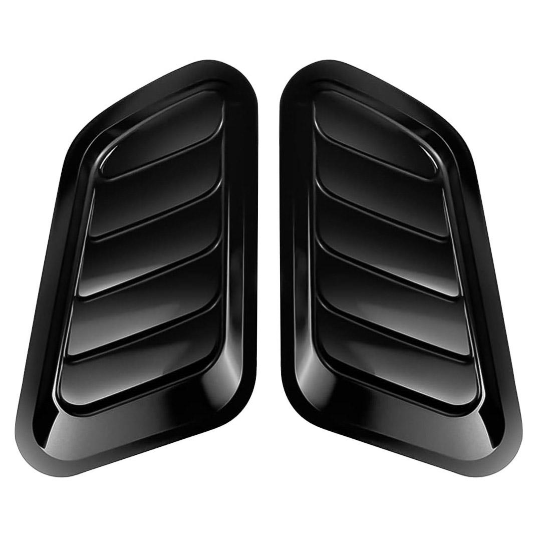 RS Style Car Front Engine Hood Bonnet Vents Hood Air Outlet For MINI Hatch Countryman Cooper S R50 R53 R55 R56 R57 R58 R59 F55 чёрный