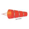 Wisząca zewnętrzna skarpeta wiatrowskaz odblaskowa do dekoracji ogrodu i tarasów fluorescencyjny plastikowy wiatrowskaz
