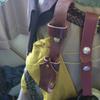 Open Top Hand Fan Sleeve Belt Loop Waist Fan Pouch Fan Storage Vintage Fan Case  Gift