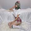 Sexy lingerie student dress sexy jk uniform seduction hot pleated skirt cosplay suit