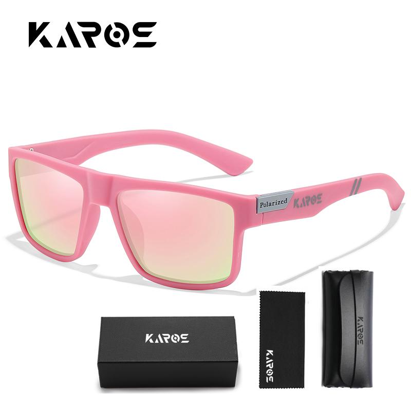 

Karos Sunglasses Latest Men Brand Designer Style Square Sports Sun Eyeglasses Male Driving Fishing Goggle UV400 for Women Travel Eyewe