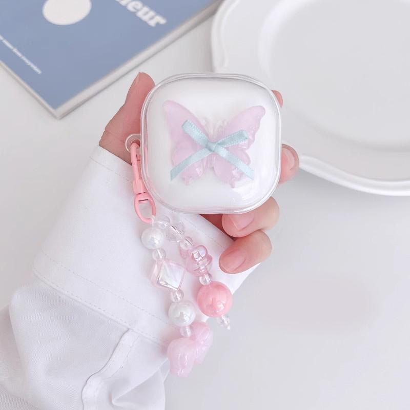 For Anker Soundcore R50i /P20i / R50i NC K20i C30i P30i P40i Cute Love/angel Pendant Transparent Silicone Earphone Cover
