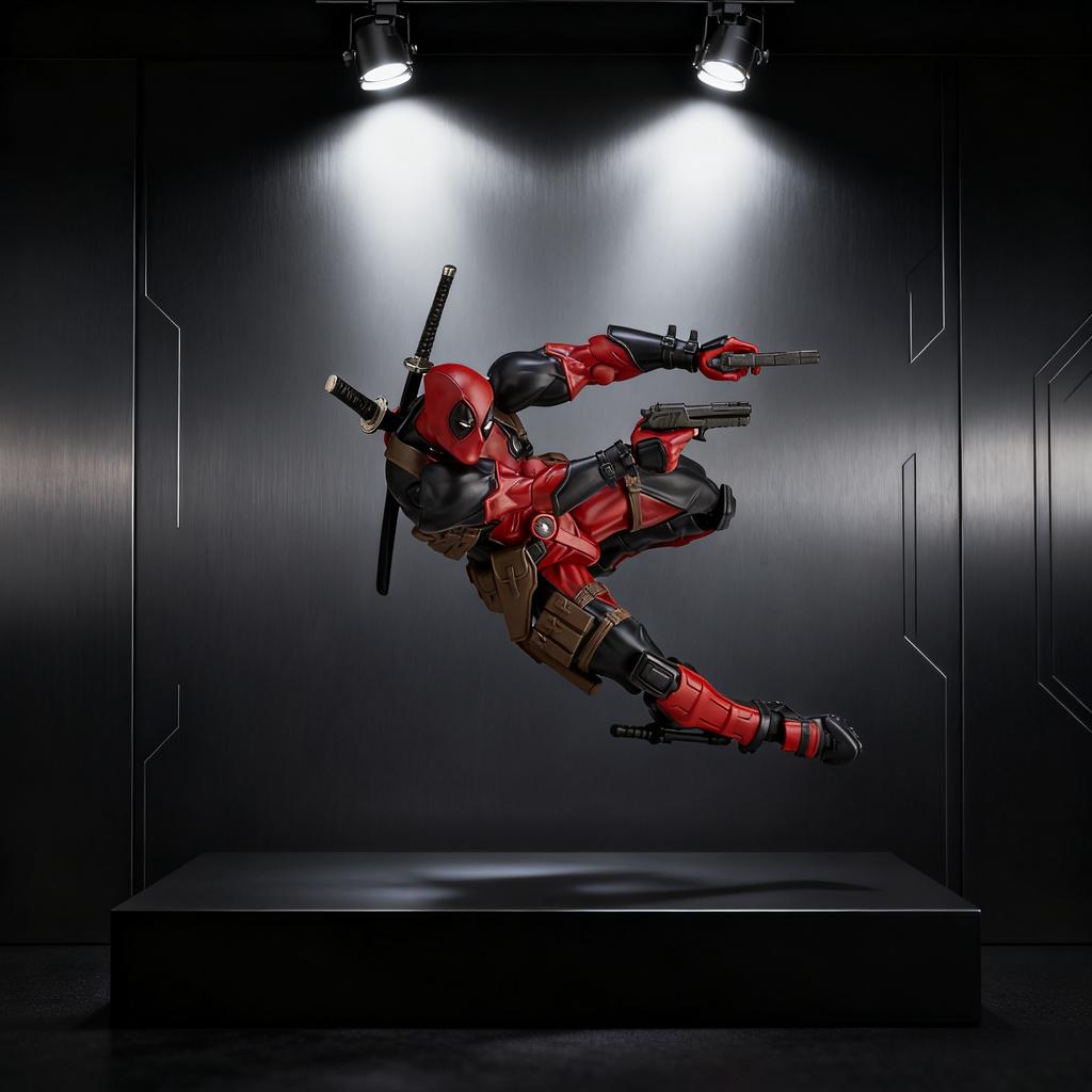 New 16CM Shocking Yamaguchi Deadpool Action Doll PVC Series Carousel Deadpool Wolverine Doll Series Model Collection Gift Giving
