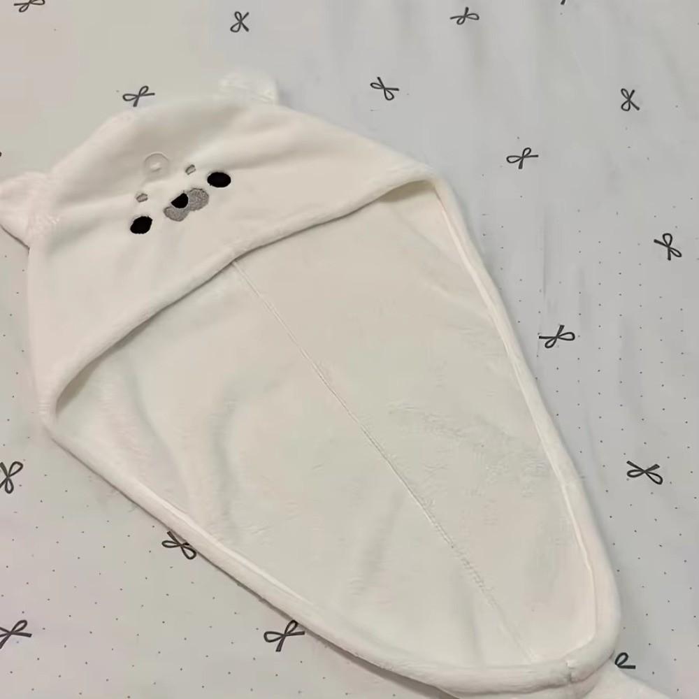 Super Absorbent Dry Hair Cap Cartoon Baby Seal Hand Wipe Towel Hair Drying Cap  Bath Accessories