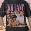 Tom Holland Collage T-and Kids Tshirt, Vintage Actor Fan Apparel, Unisex Comfort Colors Tee
