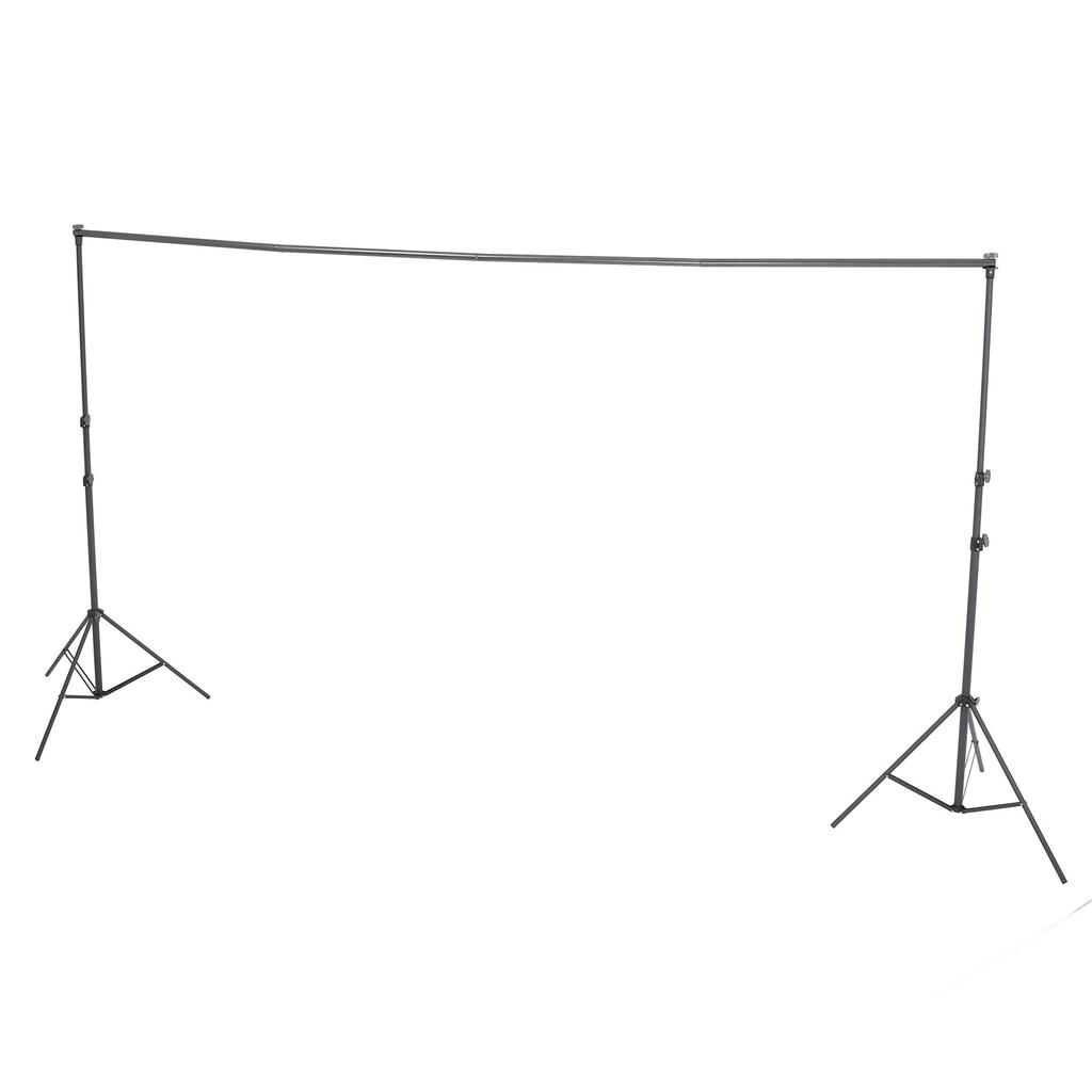 Backdrop Stand 9.84x9.84ft Photo Studio Adjustable Background Stand Support Kit with 4 Clips and 4