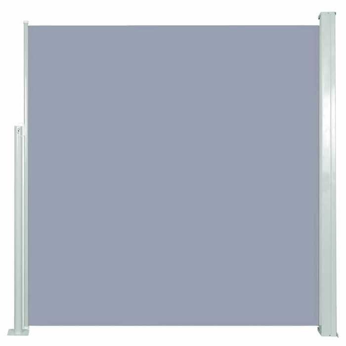 VidaXL Auvent Latéral Rétractable 140x300 cm Gris Brise-vue Store Abri Balcon 45357