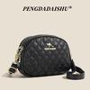 High Value Bag Women's Bag New Diamond Fashion Versatile Shoulder Bag Texture Three-layer Messenger Bag Mother Bag
