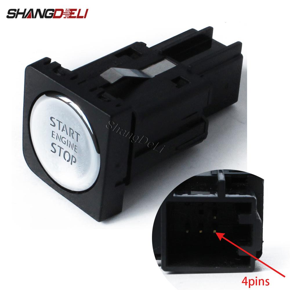 16D959839 Car Engine Start Push Switch Button Start Switch For Sagitar 2015 2016 2017 2018 Start Switch Replacement