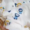 Baby Summer Home Set Yarn Cotton Summer Thin Section Boys and Girls 1-3 Years Old Casual Loose Cute Short-sleeved Cardigan Pajamas Two-piece Set