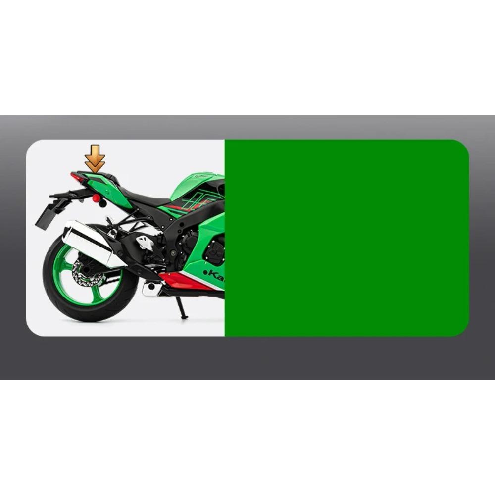 1/9 Kawasaki ZX10R Ninja Alloy Die Cast Motorcycle Model Toy Vehicle Collection Sound and Light Off Road Autocycle Toys Car