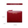 Anti  Woman Small Genuine Leather Purse  New Design Ultra Thin Coin Wallet for Women Fashion Gifts