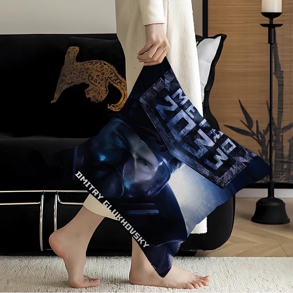 M-Metro 2033 Anime Video Game Pillowcase Toon Gift Cushion Cover Bedroom Home Sofa Chair Seat Decor Pillow Case