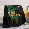 St. St. Patrick's Day Flanelldecke mit Aufdruck, Hohe Qualität, Bequem für alle Jahreszeiten, Heimdekoration, Wärme und Komfort