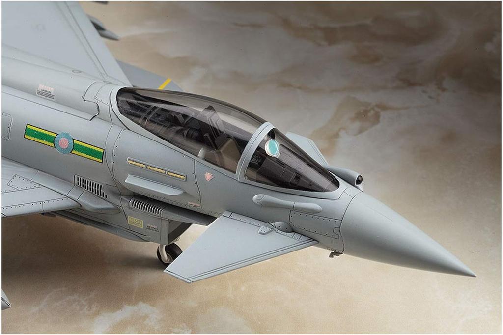 Hasegawa Scale Royal Air Force Eurofighter Typhoon Plastic Model E40 1/72 Single-seat