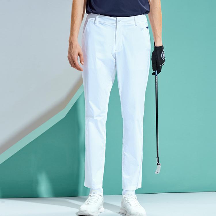 New FILA Knitted Sweatpants Men's White A11M025803F-WT