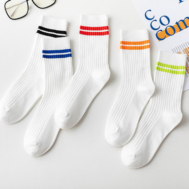 Striped Deep Golji Crew Socks Women s Socks 3-Pack Blue
