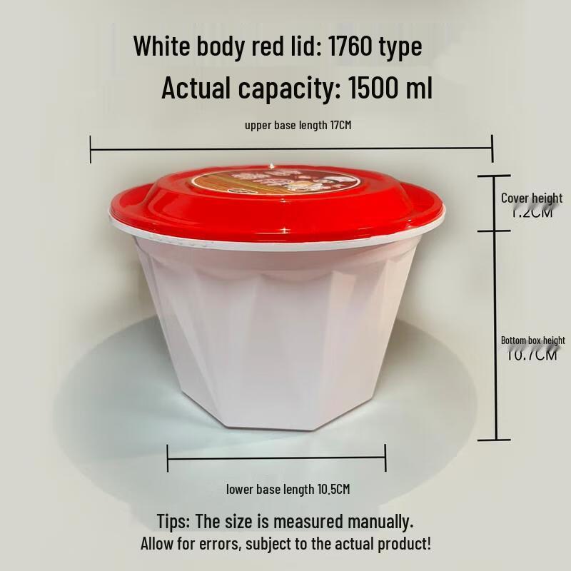 HANDUNYOU Disposable Rectangular Meal Prep Containers with Lids