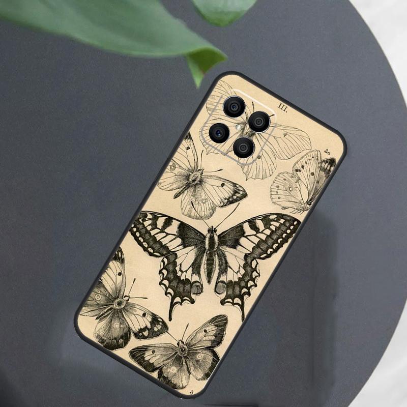 Butterfly Case For Honor Magic 5 6 7 8 Pro Cover For Honor 400 200 50 70 90 Lite X8a X8b X9a X9b X9c
