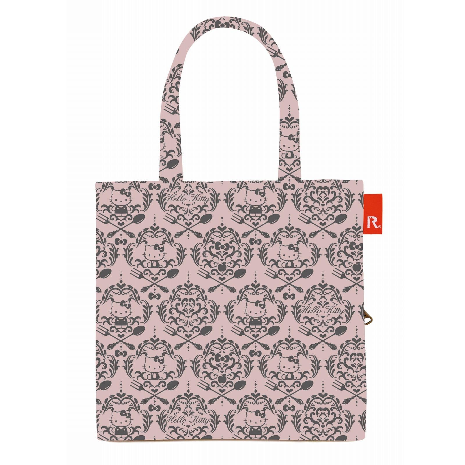 Маленькая сумка-тоут с ламинированным IP-квадратом Sanrio 8492 Hello Rootote Внешняя сторона Ламинат Персонажи-A 01 Китти 7680₽