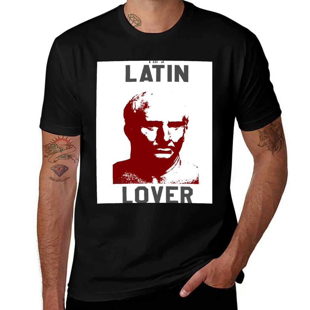 Mann Mann schlicht für T-Shirt Hemden Liebhaber t t bedruckt Latein Hemd