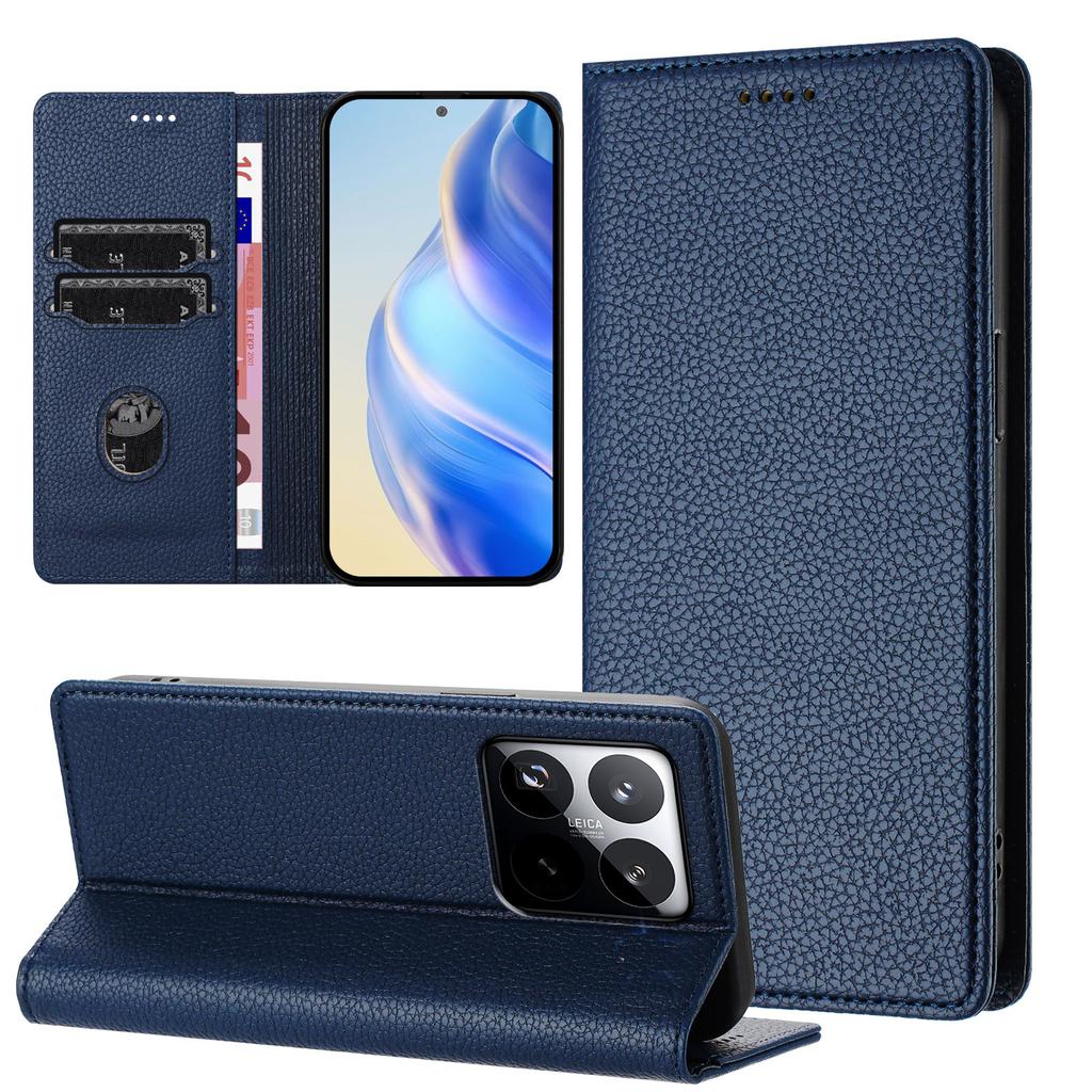 For Xiaomi 15T Wallet Case RFID Blocking Litchi Texture Leather Mobile Cover