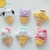 10 Pcs New Kawaii Cartoon Kittenice Cream  Game Nime Characters Resin Scrapbook Diy Jewelry Children Gift Hairpin Accessories A4